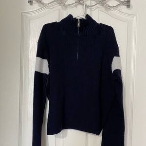 brandy melville mock neck wool cropped sweater